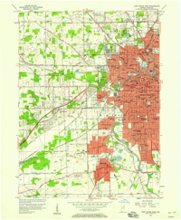 maps IN Fort Wayne West 156489 1956 24000 thumb